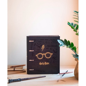 Harry Potter A4 kaust 4 rõnga ja kummipaelaga