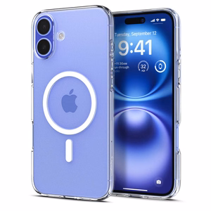 SPIGEN ümbris LIQUID CRYSTAL MAG compatible with MagSafe do IPHONE 16 clear