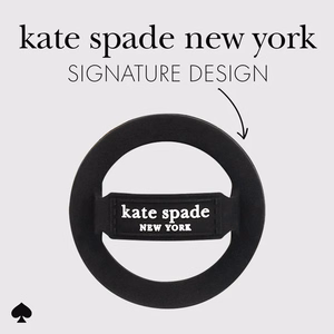 Kate Spade New York Magnetic Loop Grip MagSafe'i magnetiline sõrmehoidik telefonile, must
