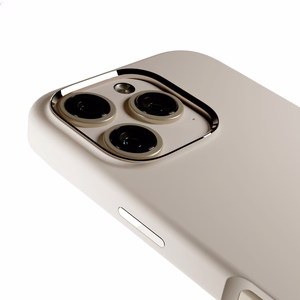 Puro Icon Mag Pro MagSafe Silicone Ümbris jaoks iPhone 16 Pro - Beige