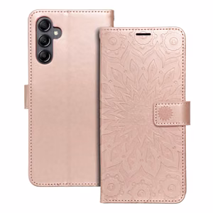 Флип-чехол Samsung A14 4G / A14 5G Mezzo Book mandala розовое золото