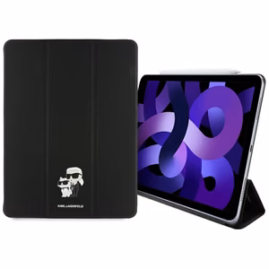 Karl Lagerfeld Saffiano Magnetic Karl & Choupette iPad Air 13" 2024 Book Cover Ümbris - must