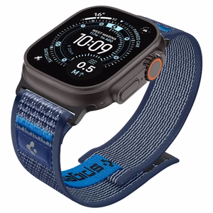 Spigen Athlex Air 2 rihm Apple Watch 8 / 9 / 10 / 11 / SE / Ultra (44 / 45 / 46 / 49 mm) tumesinine