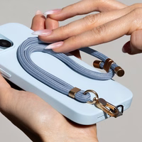 Universal phone strap Elegant light sinine