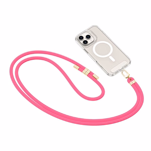 TECH-PROTECT C7S nöörist crossbody rihm erkroosa/kuldne
