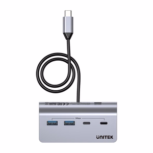 Unitek Алюминиевый хаб USB-C 2x USB-A 2x USB-C 5Gbps