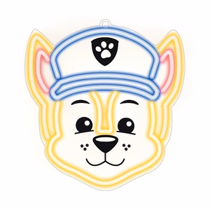 Riputatav neoon-LED-dekoratsioon pleksiklaasil Paw Patrol – Chase OW-130346