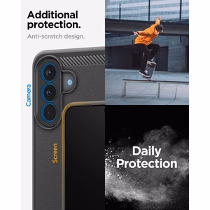Spigen Rugged Armor ümbris Galaxy A57 5G matt must