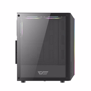 Darkflash DK151 LED computer ümbris (must) + 3 RGB fans