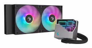 DeepCool LT240 protsessori kõik-ühes vedelikjahuti 12 cm must 1 tk