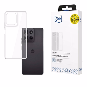 3mk Clear Ümbris jaoks Motorola Moto G75 - läbipaistev
