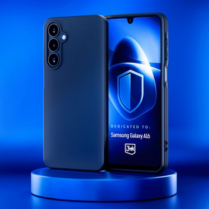 3mk Matt Ümbris jaoks Samsung Galaxy A16 - must