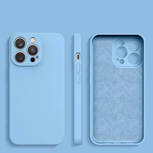 Silicone ümbris jaoks Samsung Galaxy A14 5G / Galaxy A14 silicone cover light sinine