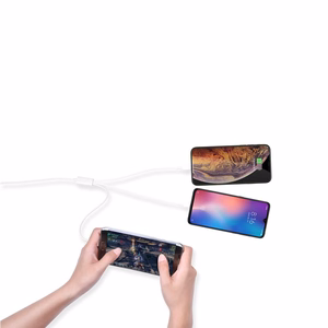 Devia кабель 3in1 Smart EC141 USB - Lightning + USB-C + MicroUSB 1,2 m 2A белый