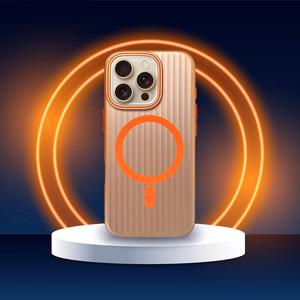 Ümbris SIMPLY compatible with MagSafe jaoks IPHONE 15 Pro titanium desert