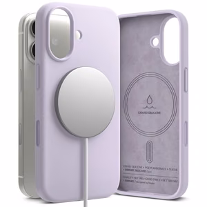 Ringke Silicone Magnetic MagSafe Ümbris jaoks iPhone 17 - Lilla