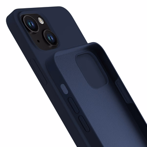 3mk Silicone Ümbris jaoks iPhone 15 - tumesinine