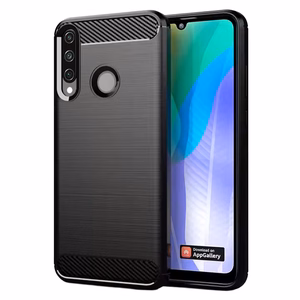 Carbon Ümbris jaoks Huawei P30 Lite must