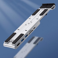 Choetech alus multifunctional station jaoks laptop PD / USB-C HDMI (4K / 30Hz) / 2xUSB-A / 1xUSB-C / 1xSD / 1xTF must (HUB-M43)