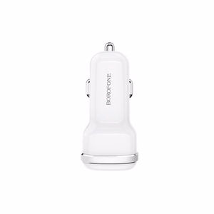 Borofone BZ13 Extreme autolaadija 2 USB-A pordiga, 12 W, valge