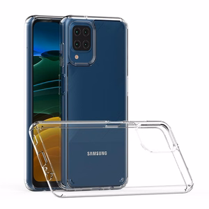 Чехол Samsung A12 прозрачный чехол 2 mm коробка прозрачный
