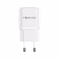 Forever TC-01-20AC PD QC laadija 1x USB-C 1x USB 20W valge