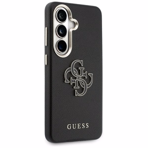 Guess Grained Big 4G Metal Logo case for Samsung Galaxy S26+ - black