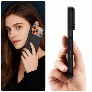 Tech-Protect Kevlar Aramid MagSafe ümbris jaoks iPhone 17 Pro - must