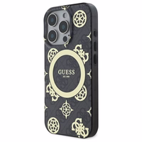 Guess IML Peony jaoks 4G Background MagSafe Ümbris jaoks iPhone 16 Pro Max - must