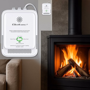 Qoltec 52576 vingugaasi andur | CO detektor | 85dB alarm | LED