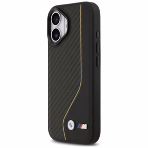 BMW M Carbon Line & Logo MagSafe Ümbris for iPhone 17 - kollane