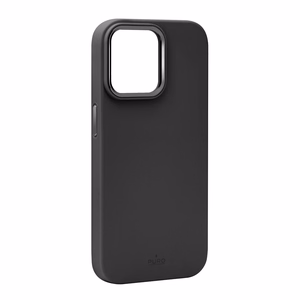 Puro Icon Mag Pro Silicone Ümbris with MagSafe with Metal Buttons jaoks iPhone 15 Plus - must