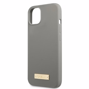Guess GUHMP13MSPLG iPhone 13 6.1" hall/hall hard ümbris Silicone Logo Plate MagSafe