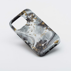 Ümbris jaoks iPhone 15 PRO MAX Forcell F-Protect Mirage compatible with Military Drop-Test hõbedane fog