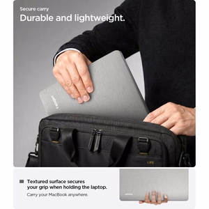 Spigen Urban Fit ümbris MacBook Pro 14" 2021 / 2023 / 2024 / 2025 / 2026 jaoks – hall