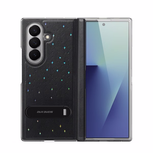Dux Ducis Stex Ümbris jaoks Samsung Galaxy Z Fold 7 koos 360° Alus - must