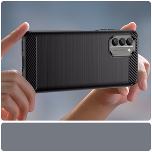 Carbon Case cover for Nokia G400 flexible silicone carbon cover black