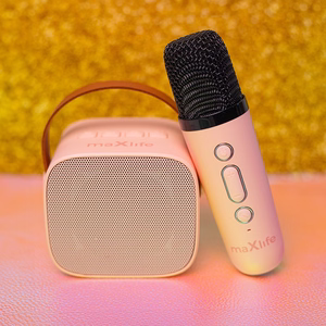 Maxlife Bluetooth-karaokekõlar MXKS-100 roosa