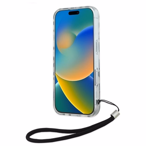 Karl Lagerfeld IML Zebra Pattern & Cord iPhone 16 Ümbris - must