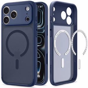 Spigen Ultra Hybrid MagSafe ümbris iPhone 18 Pro Max / 17 Pro Max jaoks, tumesinine