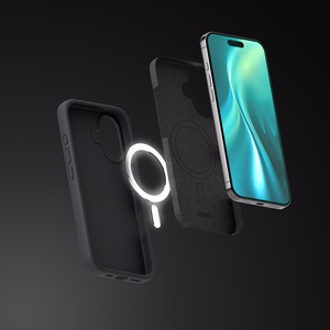 Etteri Silikoon Mag ümbris for iPhone 16e / 17e must
