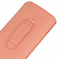 WONDER Deko Pouch Ümbris (Size S) jaoks Nokia 105 2019/150/216 peach