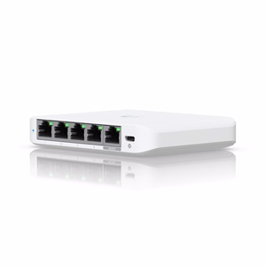 UBIQUITI Flex Mini 2.5G тип L2 5x2.5GbE коммутатор USW-FLEX-2.5G-5