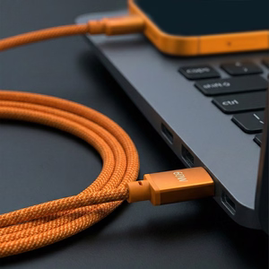Forever Saffron kaabel USB-C - USB-C 1,0 m 60W oranž