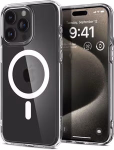 Spigen Ultra Hybrid Mag Ümbris with MagSafe jaoks iPhone 15 Pro Max - valge