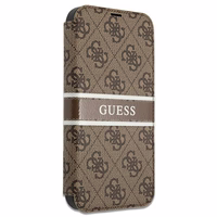 Guess GUBKP13L4GDBR iPhone 13 Pro / 13 6.1" pruun/pruun raamat 4G Stripe