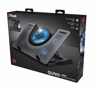 Trust GXT 1125 Quno sülearvuti alus must 43.2 cm (17")