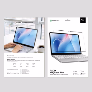 AmazingThing Radix MagClear kile MacBook Neo 13" jaoks