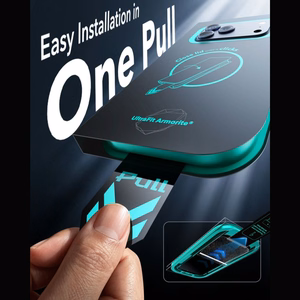 ESR UltraFit Armorite 2 karastatud klaasi komplekt mudelitele iPhone 18 Pro Max / 17 Pro Max, must
