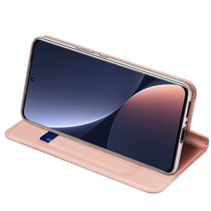 Dux Ducis Skin Pro Ümbris Xiaomi 13 Pro Flip Card Wallet Stand roosa